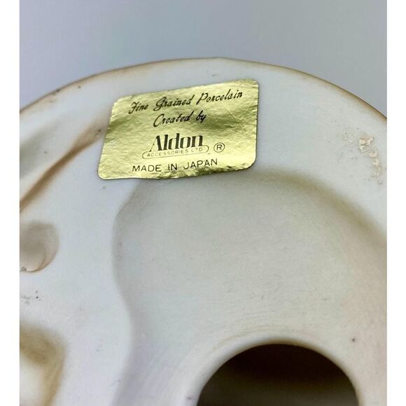 Vintage Fine Grain Porcelain Feline Cat Figurine Tan Set of 2 By Aldon Japan DF1 - Picture 10 of 11